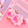 minkissy 3-Piece Double-Flower Hair Comb Set, Pink view 4