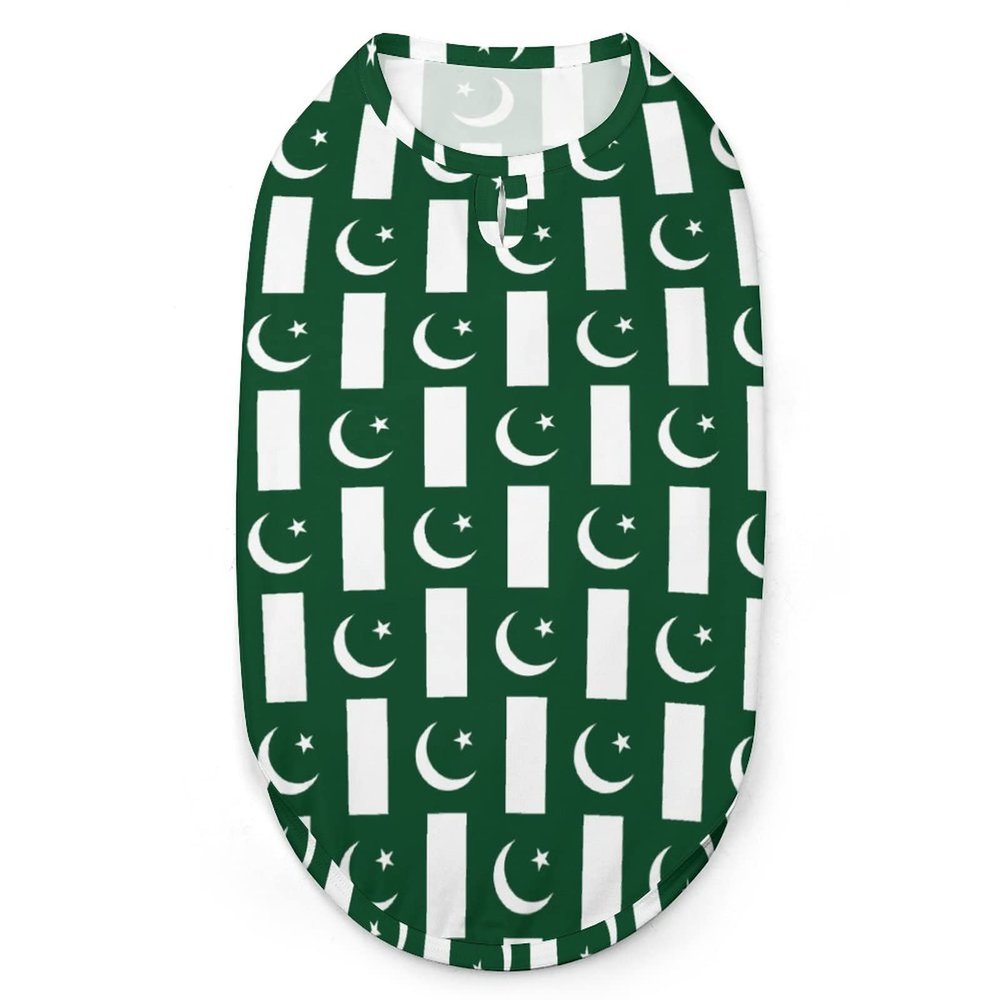 Pakistan Flag Pet Vest for Cats and Dogs