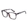 OCCI CHIARI Blue Light Blocking Reading Glasses 2.25 for Men, Lightweight Rectangle Computer Glasses with Spring Hinges, Gray Leopard view 4