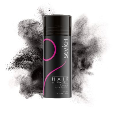SEVICH Hair Fibers, Natural Keratin Hair-Building Fibers, 25 g, Dark Brown