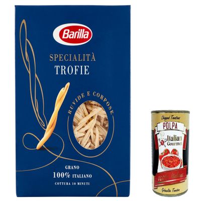 Italian Gourmet Pasta Specialità Trofie Liguri, Italian Pasta, 20 x 500 g