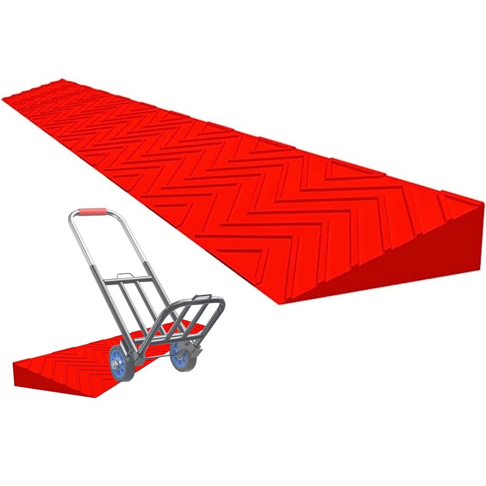 Portable Threshold Ramp for Indoor and Outdoor Use, 110 cm, for Wheelchairs, Scooters, and Robot Vacuums