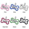 GISUREY Personalized Dog Tag with Engraving - Glitter Dog Tag view 2