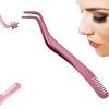 Yalixuan 2-in-1 Eyelash Tweezers with Integrated Comb view 1