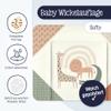 Julius Zöllner Softy Changing Pad 85 x 75 cm, Waterproof, Wipeable, Made in Germany, OEKO-TEX Standard 100, Wild Friends GD view 2