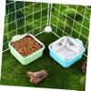 minkissy Durable Stainless Steel Hanging Cat Bowl for Pet and Dog Crates view 2