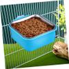 minkissy Durable Stainless Steel Hanging Cat Bowl for Pet and Dog Crates view 4