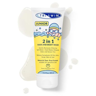 TRISWIM Junior After-Swim Hair & Body Wash for Children, 200 ml