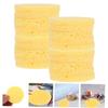 FRCOLOR 50-Piece Yellow Wood Fiber Sponge Set for Hermit Crabs view 4