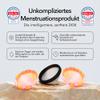 PERIOD Reusable Menstrual Disc, Platinum-Cured Medical Silicone, Automatic Emptying, S/M view 2