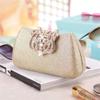 RajoNN Women's Diamond Evening Clutch, European and American Fashion, Banquet Bag, 18 x 10 x 6 cm (Black) view 2