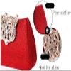 RajoNN Women's Diamond Evening Clutch, European and American Fashion, Banquet Bag, 18 x 10 x 6 cm (Black) view 3