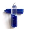 JCAKES Natural Rough Crystal, 1 Piece, Blue Melt Crystal, Quartz, Hand-Carved Crystal Point Wand Column, Healing Stone (Color: 2 pcs, Size: Approx. 60–90 mm) view 2