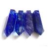 JCAKES Natural Rough Crystal, 1 Piece, Blue Melt Crystal, Quartz, Hand-Carved Crystal Point Wand Column, Healing Stone (Color: 2 pcs, Size: Approx. 60–90 mm) view 3
