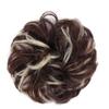Donut Bun Hairpiece for Women and Girls, Curly Wavy Synthetic Chignon with Elastic Band, Messy Bun Extension (Color: 6AH613) view 1