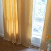 XCLOOZGL Boho Geometric Half-Sheer Curtain with Tassels, Yellow, 52W x 18L view 4