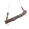 Minkissy Bird Swing with Bells and Colorful Beads view 1
