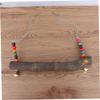 Minkissy Bird Swing with Bells and Colorful Beads view 2