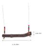 Minkissy Bird Swing with Bells and Colorful Beads view 3