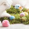 Ailan Soft and Durable Interactive Cat Toy for Endless Entertainment, Plush Cat Ball Training Toy, Yellow view 2