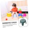 Plastic Footstool Bathroom Step Stool for Boys and Girls view 2