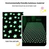Single Tree Forest Glow-in-the-Dark Kids' Room Rug, Blue Stars and Moon, 200 × 300 cm view 2
