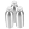 minkissy 6-Piece Aluminum Bottle Set, Silver Travel Lotion, Soap Dispenser and Shampoo Bottles view 1