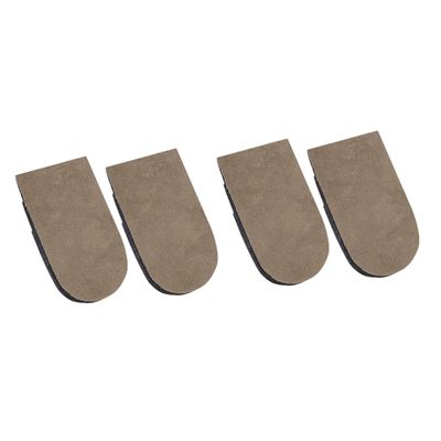 GLEAVI 2 Pairs Practical Semi-Rigid Non-Removable Heel Lifts