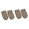 GLEAVI 2 Pairs Practical Semi-Rigid Non-Removable Heel Lifts view 1