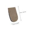 GLEAVI 2 Pairs Practical Semi-Rigid Non-Removable Heel Lifts view 4