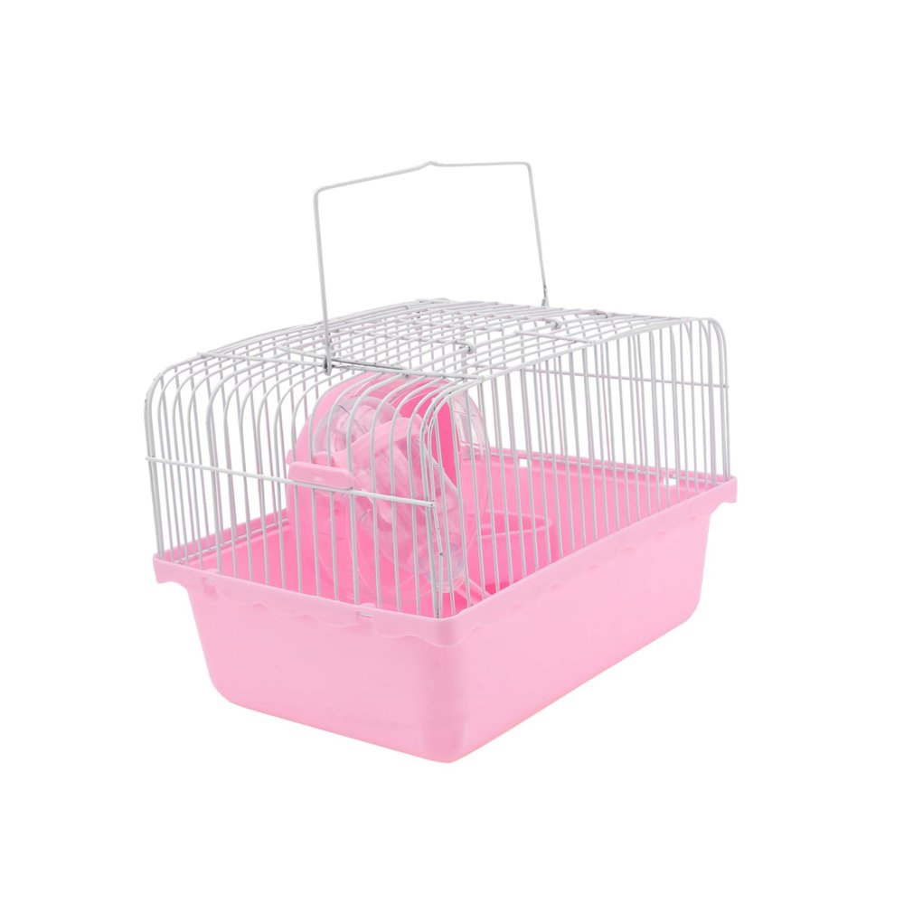 Multifunctional Spacious Hamster Carrier for Hamsters and Small Pets, Pink