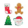 Christmas Cartoon Print Cleaning Sponge Scrubber view 2