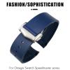 SCHIK 20 mm Curved Rubber Strap for Omega Speedmaster Moonwatch, Seamaster 300, AT150, Black Buckle, Agate view 4