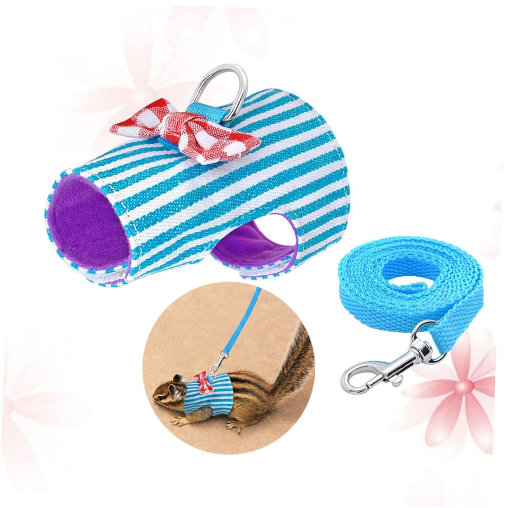 Minkissy Mesh Pet Harness with Leash for Small Animals