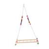 minkissy Parrot Climbing Ladder with Hanging Swing for Bird Cages view 1