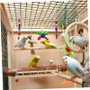 minkissy Parrot Climbing Ladder with Hanging Swing for Bird Cages view 4