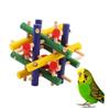 minkissy Wooden Activity Toy for Parrots and Small Birds, 1 Piece view 2