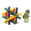 minkissy Wooden Activity Toy for Parrots and Small Birds, 1 Piece view 4
