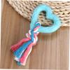 BUGUUYO Heart-Shaped Rubber Ball and Rope Toy for Dogs view 3