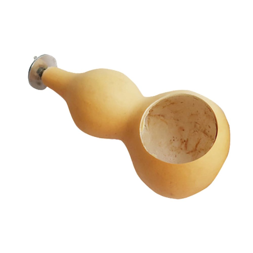 minkissy Gourd-Shaped Bird Food and Water Bowl