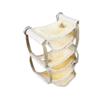 FRCOLOR 2-Piece Warm Multi-Layer Small Animal Hammocks, Yellow view 2