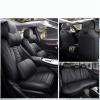pclele Luxury Car Seat Covers for Mercedes-Benz W213 2016–2020, Complete Set, Black, 5 Seats view 2