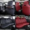pclele Luxury Car Seat Covers for Mercedes-Benz W213 2016–2020, Complete Set, Black, 5 Seats view 3