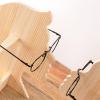 Wooden Eyewear Display Stand with Humanoid Head Design view 3