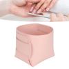 Nail Care Organizer, PU Material, Durable, Portable, Practical, Makeup Storage Box, Pink view 3
