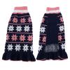 Halloween Turtleneck Knit Sweater Dress for Dogs, Navy, S view 1