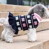Halloween Turtleneck Knit Sweater Dress for Dogs, Navy, S view 2