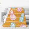 Fleece Throw Blanket, Colored Pine Wood, Ultra-Soft Microfleece for Couch, Bed, and Sofa view 1