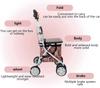 Rollator Walker with Seat and 4 Wheels view 3