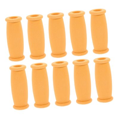 IMIKEYA TPR Crutch Handle Covers, Non-Slip, Lightweight, Flexible, 10-Piece Set